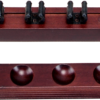 Standard 6 Clip Wall Rack - Wine Standard 6 Clip Wall Rack - Wine